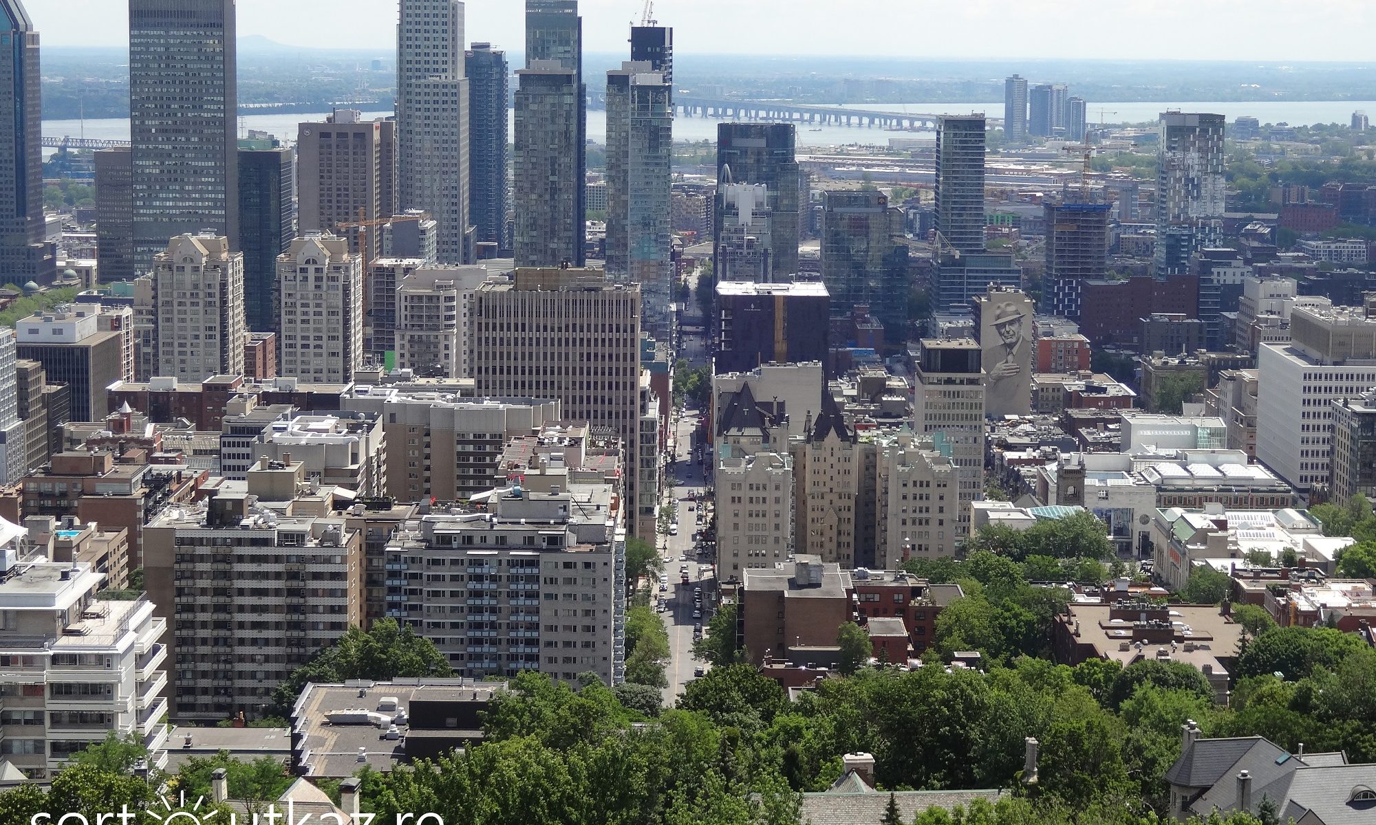 Montréal - Mont Royal - Vue depuis le Chalet du Mont-Royal 2