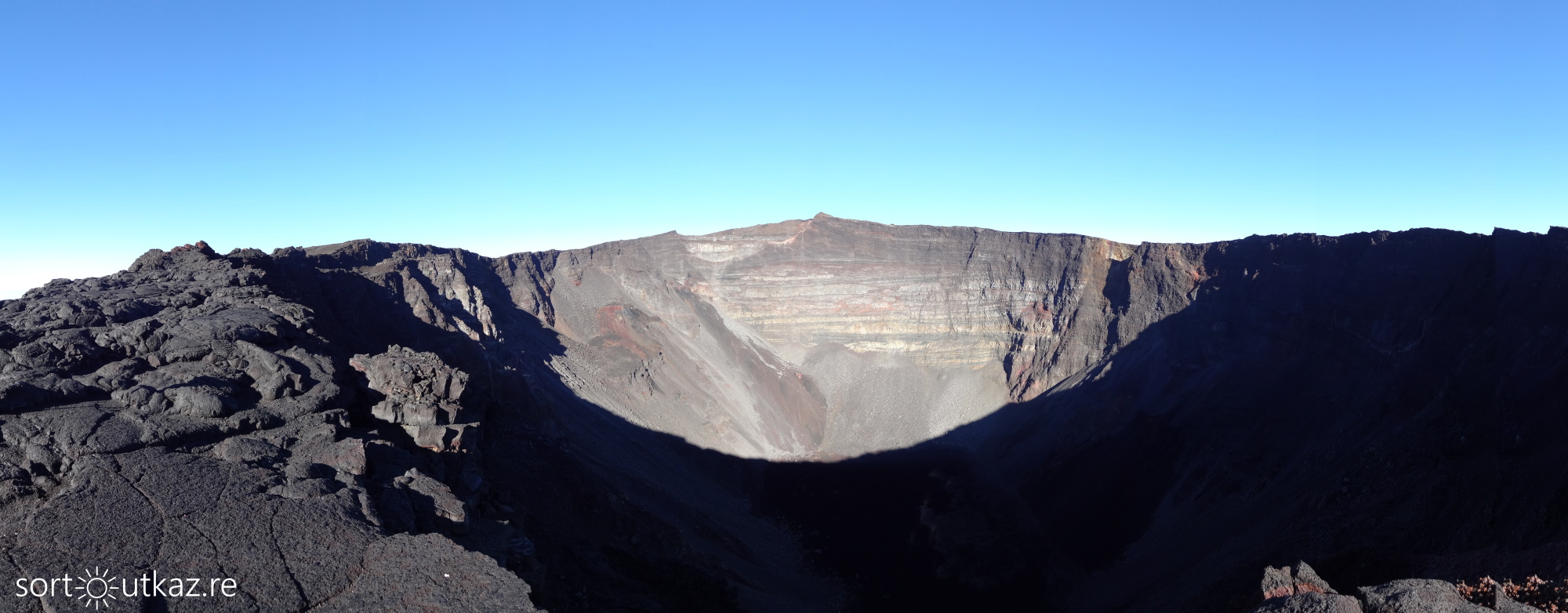 Cratère du volcan du Piton de la Fournaise